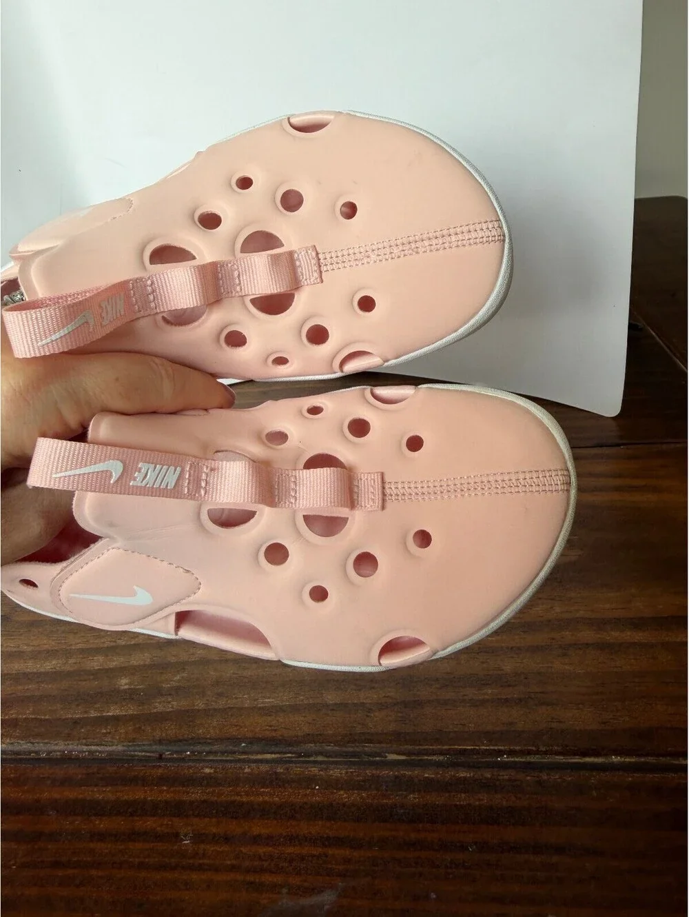 Nike Sunray Protect 4 PS Kids' Sandals in Echo Pink/White, Size 2Y